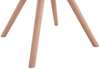 4er Set Stühle Toulouse Stoff Natura Rund taupe 4er Set Stühle Toulouse Stoff Natura Rund taupe