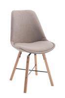 Besucherstuhl Laffont Stoff Natura taupe Besucherstuhl Laffont Stoff Natura taupe