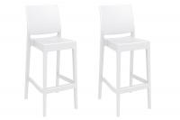 2er Set Barhocker Maya weiß 2er Set Barhocker Maya weiß