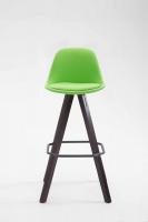 Barhocker Franklin Vollgepolstert Kunstleder Square Cappuccino (eiche) grün 