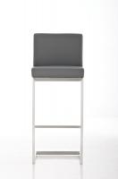 2er Set Barhocker Paros Kunstleder grau 2er Set Barhocker Paros Kunstleder grau
