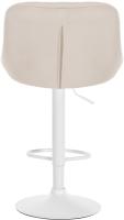 2er Set Barhocker Lazio Samt weiß creme 2er Set Barhocker Lazio Samt weiß creme