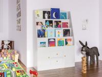 Bücherregal Luray weiß 