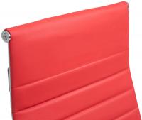 Bürostuhl Kolumbus Echtleder rot Bürostuhl Kolumbus Echtleder rot