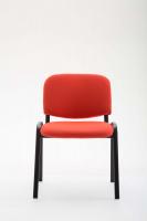 Besucherstuhl Ken Stoff rot 