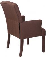 Stuhl Sugar Antik Stoff braun 