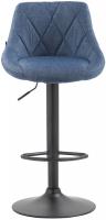 Barhocker Lazio Stoff schwarz blau Barhocker Lazio Stoff schwarz blau