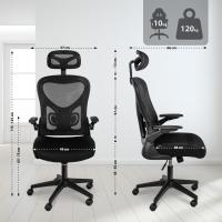 Bürostuhl Roseburg schwarz 