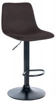 Barhocker Divo Stoff Schwarz taupe Barhocker Divo Stoff Schwarz taupe