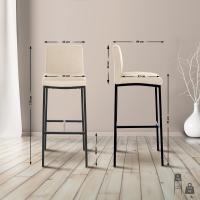 Barhocker Freeport Stoff B creme 