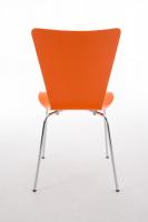 4er Set Besucherstuhl Aaron orange 4er Set Besucherstuhl Aaron orange
