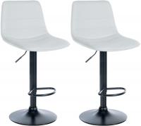 2er Set Barhocker Lex Kunstleder B weiß 2er Set Barhocker Lex Kunstleder B weiß