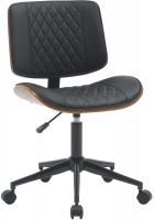 Bürostuhl Plover Kunstleder walnuss/schwarz Bürostuhl Plover Kunstleder walnuss/schwarz