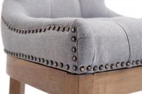 Barhocker Lakewood Stoff, Antik-hell hellgrau 