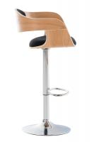 Barhocker Kingston Stoff natura/schwarz 
