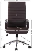 Bürostuhl Kolumbus braun Bürostuhl Kolumbus braun