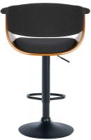 Barhocker Vestal Stoff walnuss/schwarz 