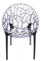 Stapelstuhl CRYSTAL grau 