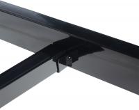Metallbett Scala 200x200x25 cm schwarz 