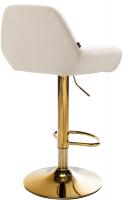 Barhocker Braga Gold Samt creme Barhocker Braga Gold Samt creme