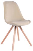 4er Set Stühle Toulouse Samt Rund natura creme 4er Set Stühle Toulouse Samt Rund natura creme