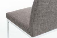 Barhocker Panama W Stoff grau 