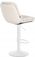 Barhocker Laurel Kunstleder weiß weiß Barhocker Laurel Kunstleder weiß weiß