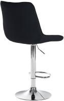 2er Set Barhocker Toni Stoff chrom schwarz 2er Set Barhocker Toni Stoff chrom schwarz
