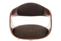 Barhocker Kingston Stoff walnuss/braun 