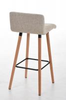 2er Set Barhocker Lincoln Stoff natura creme 2er Set Barhocker Lincoln Stoff natura creme