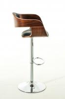 Barhocker Kingston walnuss/schwarz 
