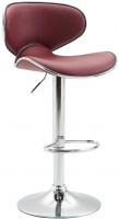 Barhocker Las Vegas V2 chrom bordeauxrot Barhocker Las Vegas V2 chrom bordeauxrot