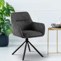 Stuhl Tipton Stoff dunkelgrau Stuhl Tipton Stoff dunkelgrau