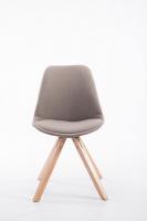 Besucherstuhl Toulouse Stoff Natura Square taupe