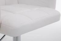 Barhocker Los Angeles Kunstleder weiß 