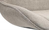 2er Set Barhocker Vonore Stoff chrom taupe 2er Set Barhocker Vonore Stoff chrom taupe