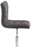 4er Set Palma Lounger V2 Stoff dunkelgrau 