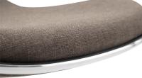 Barhocker Shanghai Stoff schwarz taupe Barhocker Shanghai Stoff schwarz taupe
