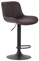 Barhocker Lentini Kunstleder schwarz braun Barhocker Lentini Kunstleder schwarz braun