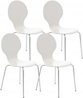 4er Set Besucherstuhl Diego weiß 4er Set Besucherstuhl Diego weiß