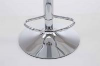 2er Set Barhocker Las Vegas V2 Kunstleder chrom bordeauxrot 