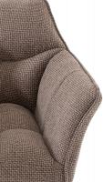 Lounger Damaso Stoff terrabraun 