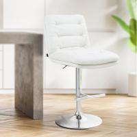 Barhocker Damar Kunstleder chrom weiß Barhocker Damar Kunstleder chrom weiß