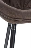 Barhocker Gibson Stoff braun 