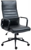Bürostuhl Kolumbus Echtleder schwarz/schwarz Bürostuhl Kolumbus Echtleder schwarz/schwarz