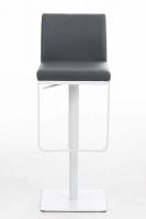 Barhocker Panama W Kunstleder grau 