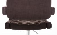 Barhocker Dublin STOFF braun 