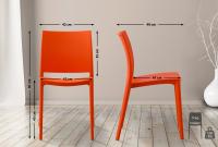 2er Set Stuhl Meton orange 2er Set Stuhl Meton orange