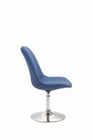 Stuhl Maverick C Stoff blau 
