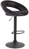 2er Set Barhocker Olinda Kunstleder schwarz braun 